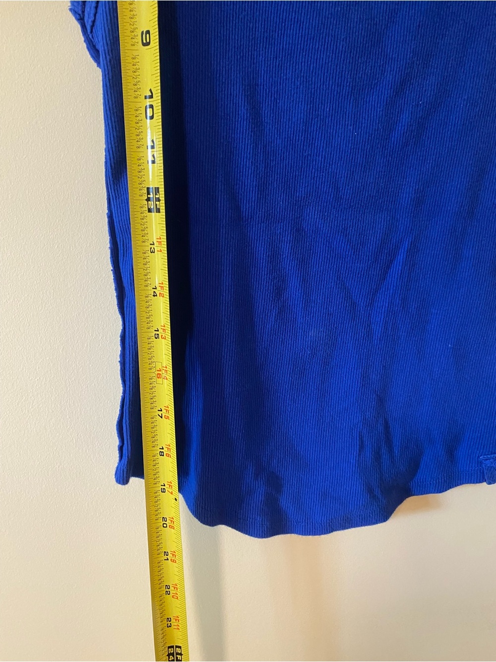 We the Free Blue Ribbed Tank - Picture 4 of 5